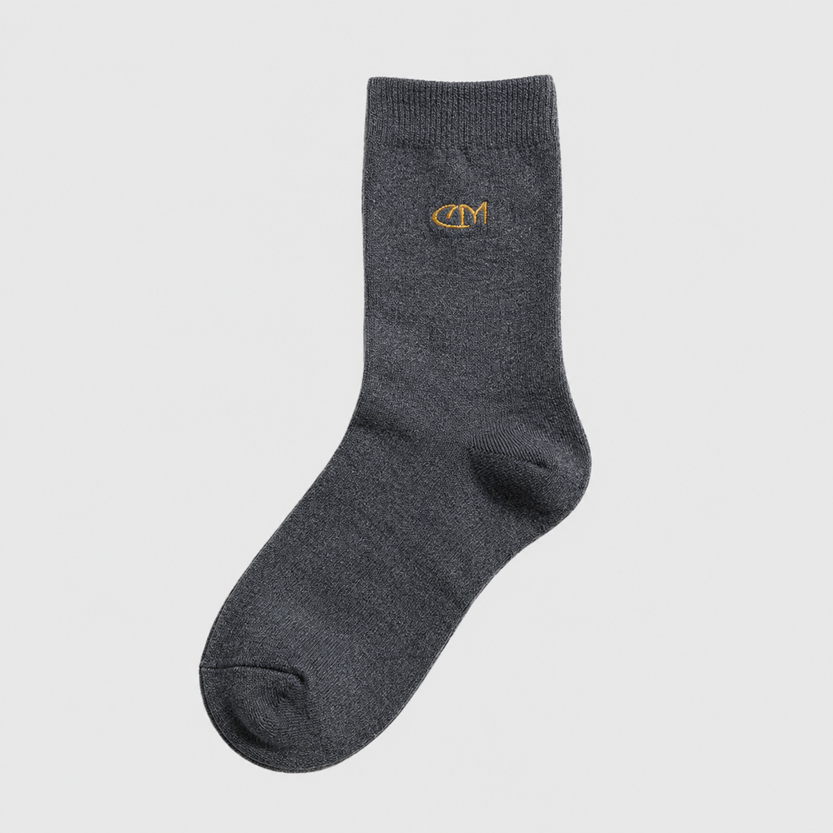 Classic Cotton Blend Quarter Socks(5 Pairs) - Dark Gray - EU39-44(US6-10) - image 5