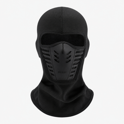 Tactical Fleece Windproof Face Mask - Black - One Size - image 1