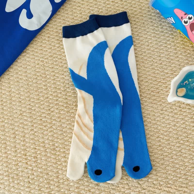 Japanese Style Cute Animal Split-Toe Tabi Socks (4 Pairs) - image 5