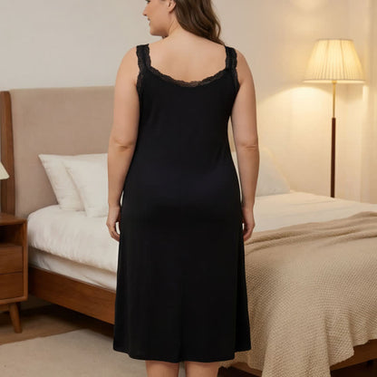 Lace Trim Nightgown Loungewear - image 6