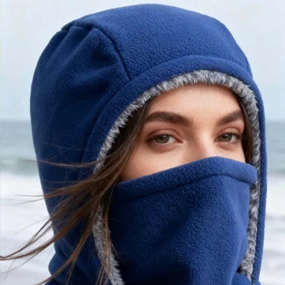 Fleece Lined Thermal Hooded Scarf - image 3