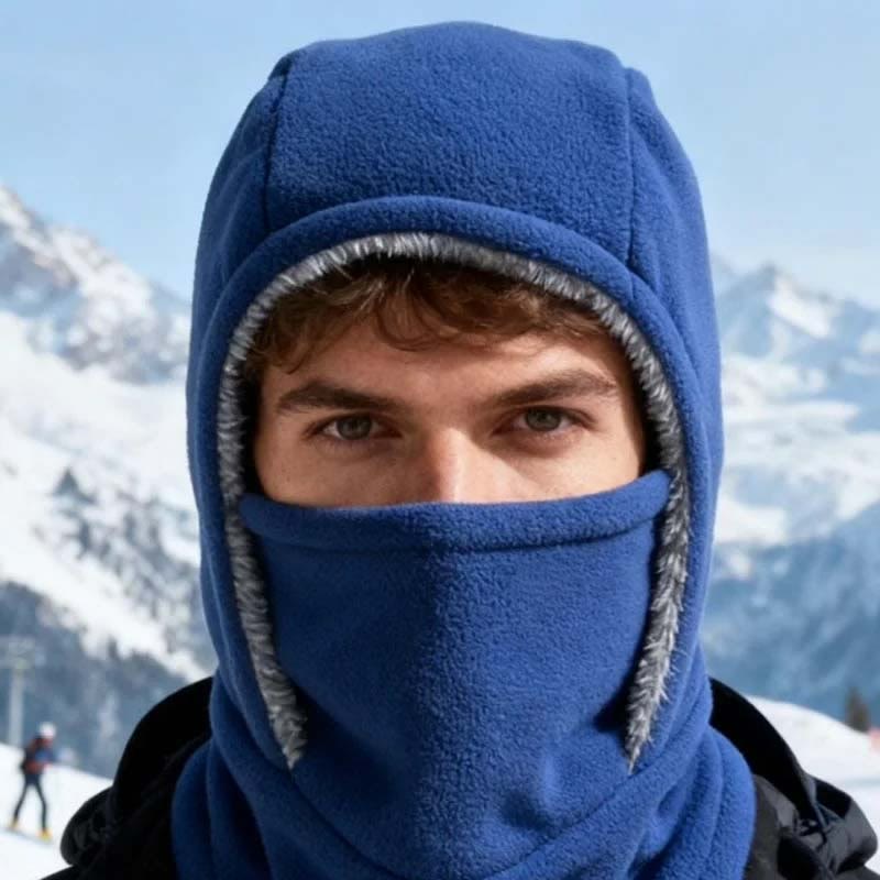 Fleece Lined Thermal Hooded Scarf - image 2