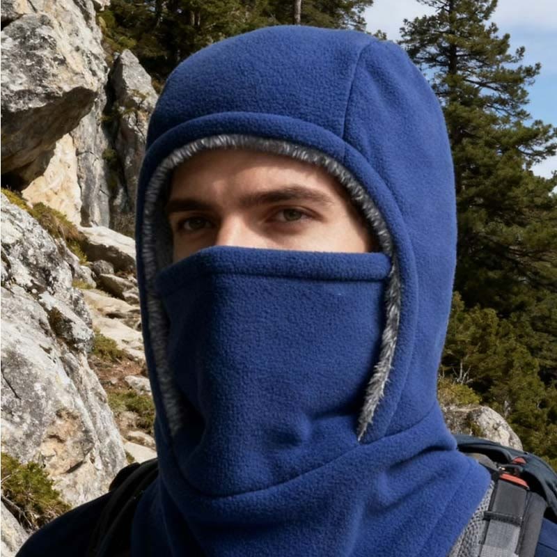 Fleece Lined Thermal Hooded Scarf - image 0