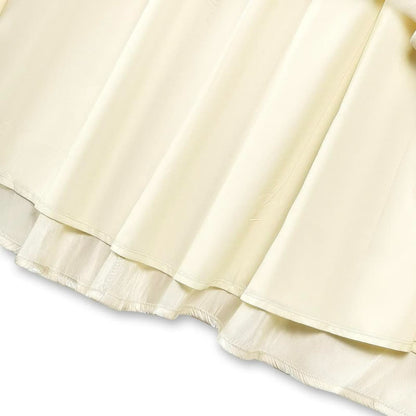 Plus Size Drawstring Top and Flowy Skirt Set - image 3