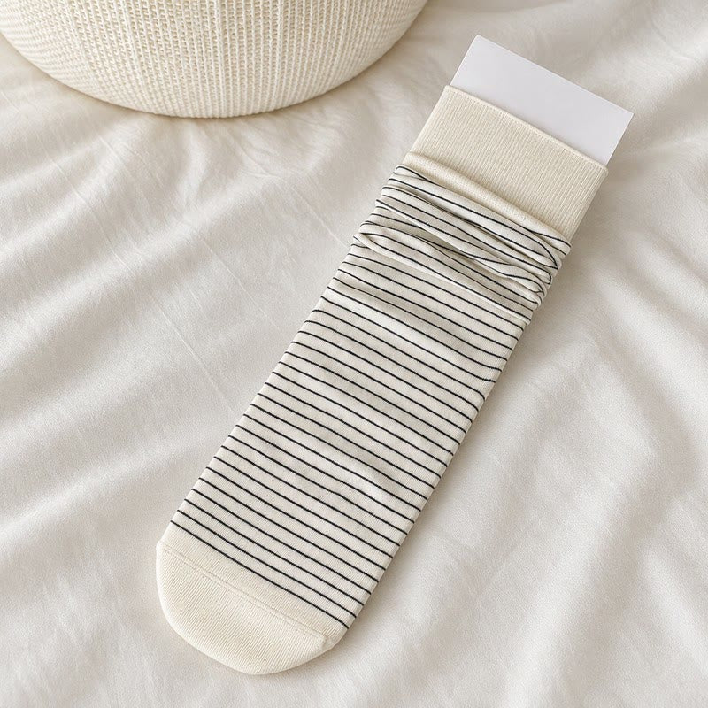 Cotton Ribbed Quarter Socks (4 Pairs) - White - EU36-40(US3-7) - image 12