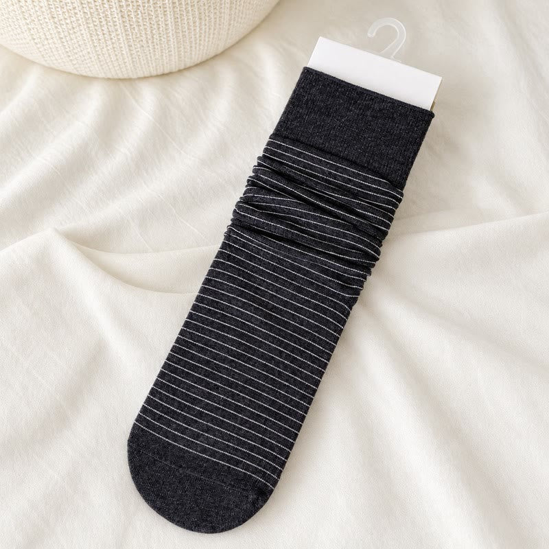 Cotton Ribbed Quarter Socks (4 Pairs) - Dark Grey - EU36-40(US3-7) - image 15