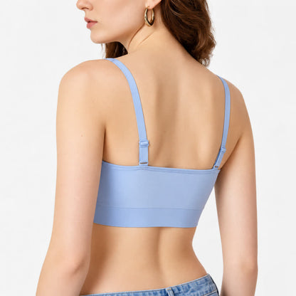 Ruched Seamless Wireless Bra - image 2