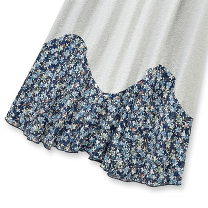 Casual Floral Patchwork Midi Dress - image 4