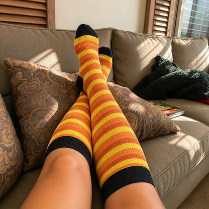 Plus Size Stripe Compression Socks - image 3