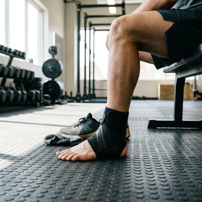Breathable Knit Compression Ankle Brace - image 3