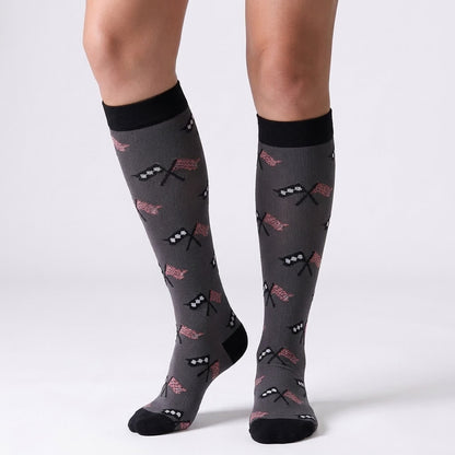 American Flag Compression Socks(6 Pairs) - Dark Grey - S/M - image 14