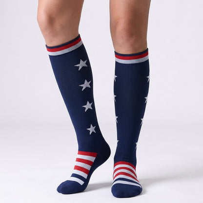 American Flag Compression Socks(6 Pairs) - Dark Blue - S/M - image 15