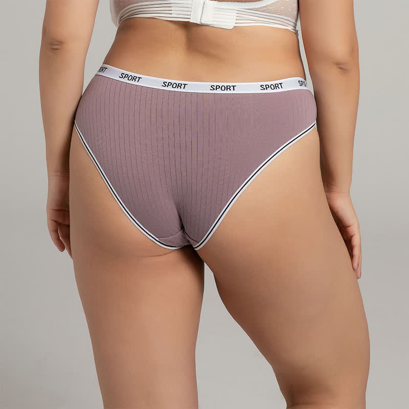 High-Waisted Cotton Antibacterial Panty(4 Packs) - image 4
