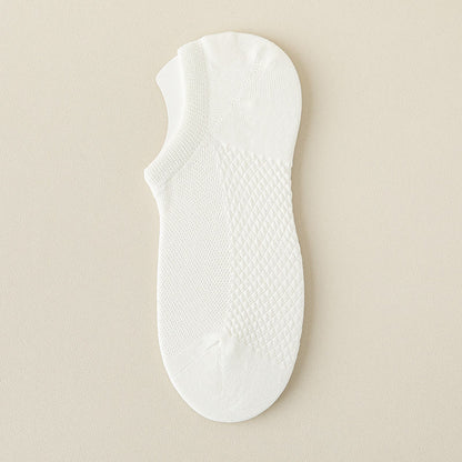 Plus Size Mesh Massage No Show Socks(5 Pairs)