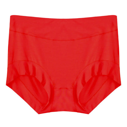 High-Waisted Breathable Panty(3 Pairs) - Red - Fits 175-255lbs - image 16