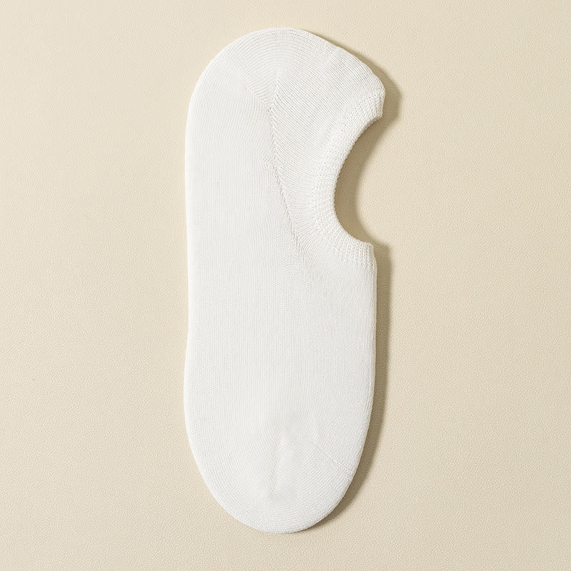 Non-Slip No Show Socks(5 Pairs) - White - EU39-46(US5-12) - image 14