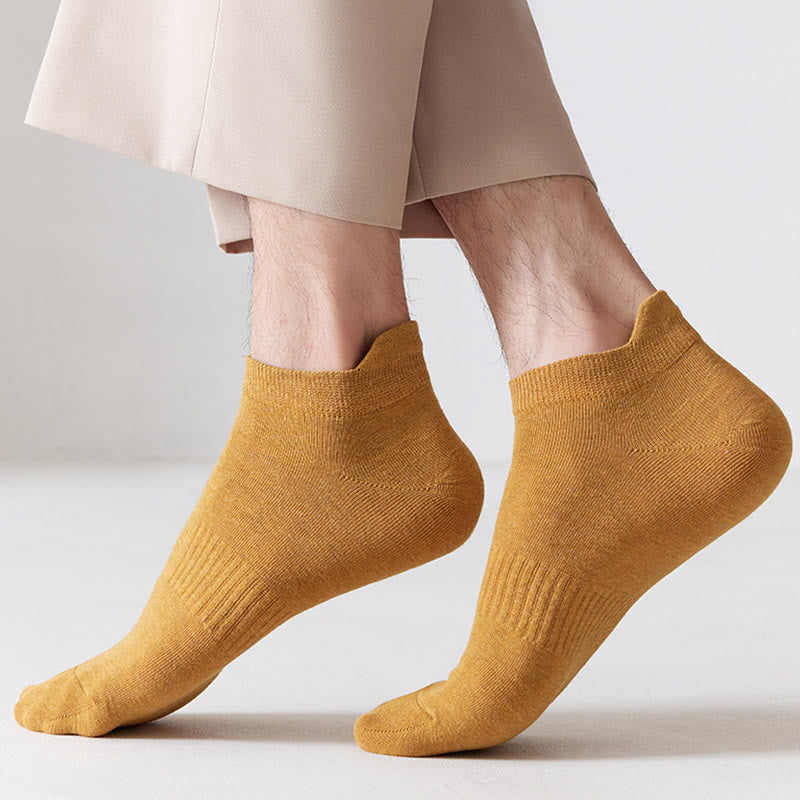 Breathable Solid Color Ankle Socks(8 Pairs) - image 1