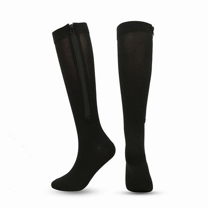 Zipper Knee High Compression Socks(3 Pairs) - image 3