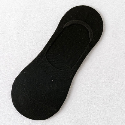 Non-Slip No Show Socks(5 Pairs) - Black - EU43-47(US9.5-12.5) - image 7