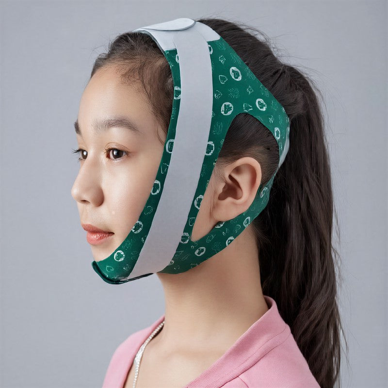 Soft Stretch Face Support Wrap - Green - One Size - image 3