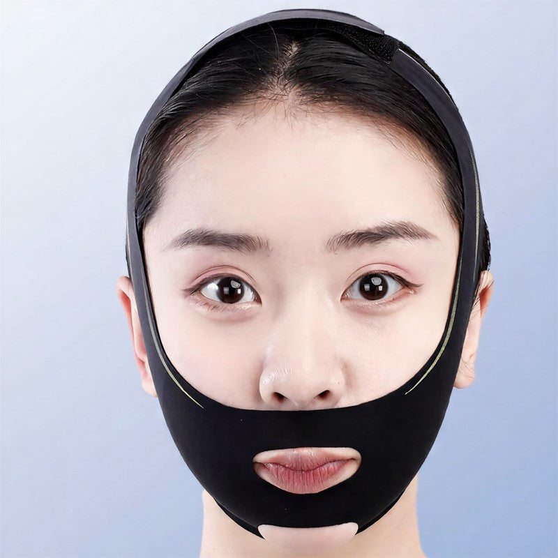 Sculpting Black Elastic Face Support Wrap - image 9