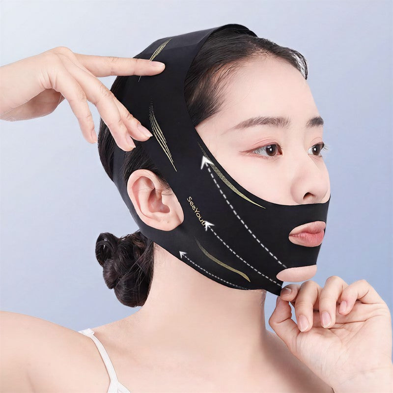 Sculpting Black Elastic Face Support Wrap - image 1