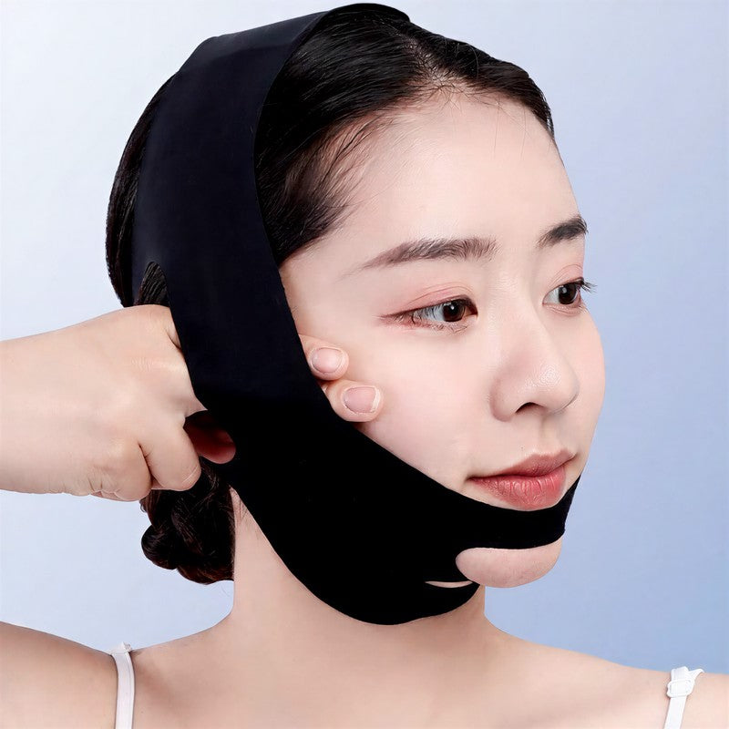 Sculpting Black Elastic Face Support Wrap - image 7