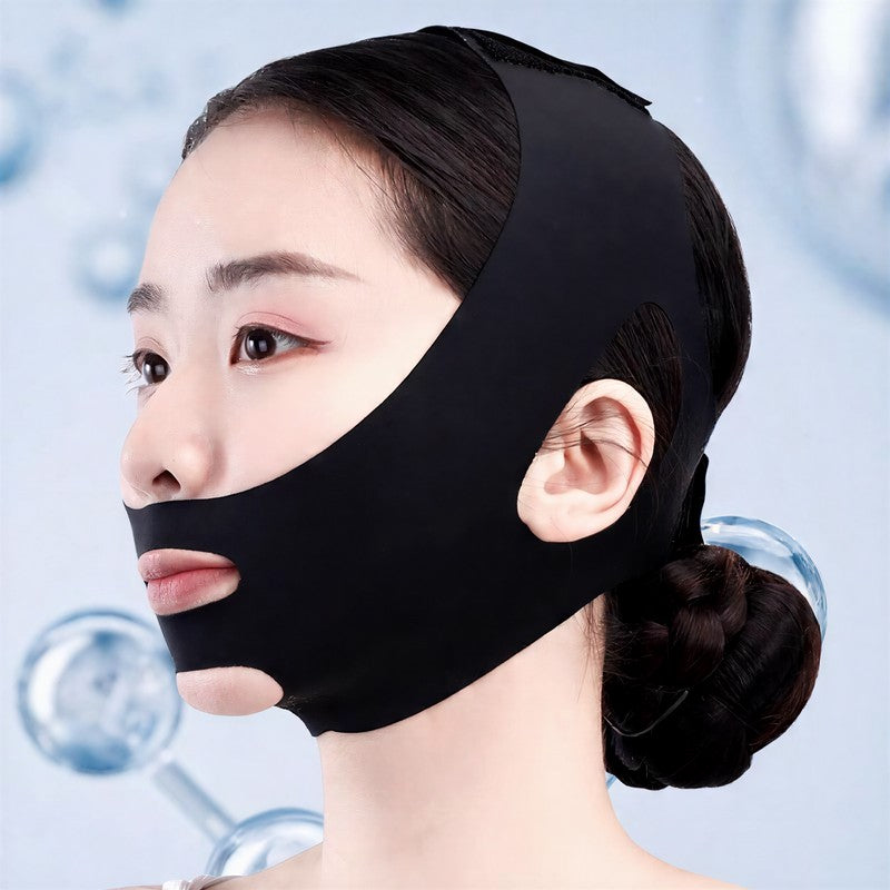 Sculpting Black Elastic Face Support Wrap - image 6