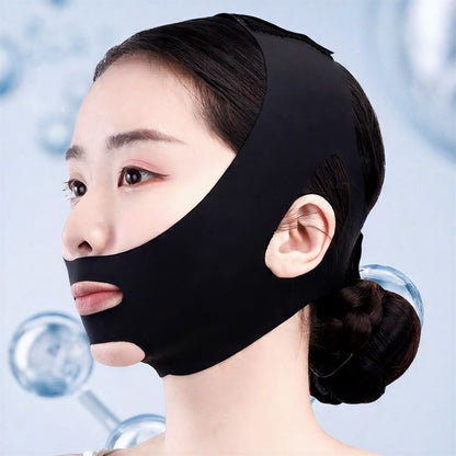 Sculpting Black Elastic Face Support Wrap - image 6