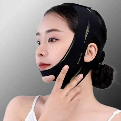 Sculpting Black Elastic Face Support Wrap - image 4