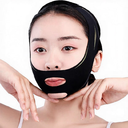 Sculpting Black Elastic Face Support Wrap - image 3