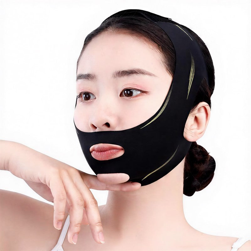Sculpting Black Elastic Face Support Wrap - image 2
