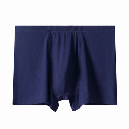 Plus Size High-Waisted Modal Boxer Briefs(1 Pair) - Dark Blue - 13XL - image 6