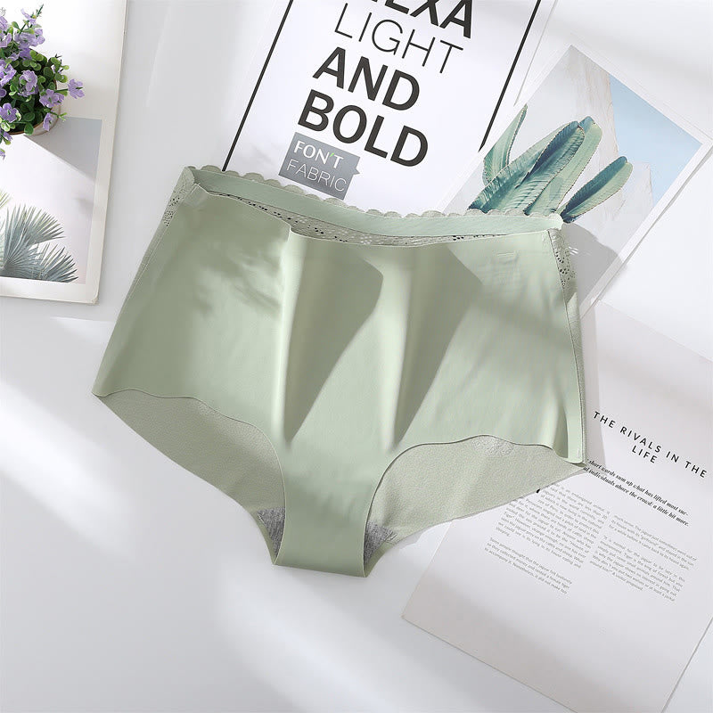 Seamless Panty(3 Packs) - Light Green - 3XL - image 4