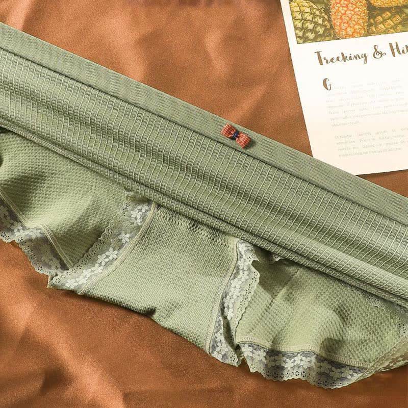 High-Waisted Breathable Lace Panty(5 Pairs) - image 3