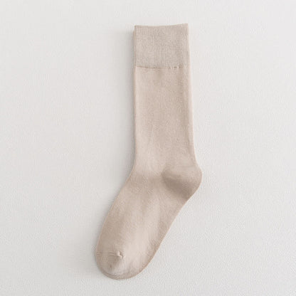 Soft Durable Crew Socks(8 Pairs) - Nude - EU35-39(US4.5-8) - image 13