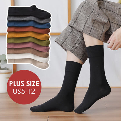 Plus Size Soft Durable Crew Socks(8 Pairs) - image 1