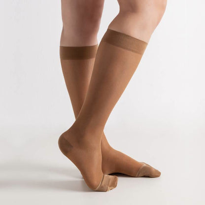 Pure Color Sheer Compression Socks - image 3