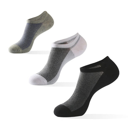 Plus Size Breathable Ankle Low Cut Socks(6 Pairs)