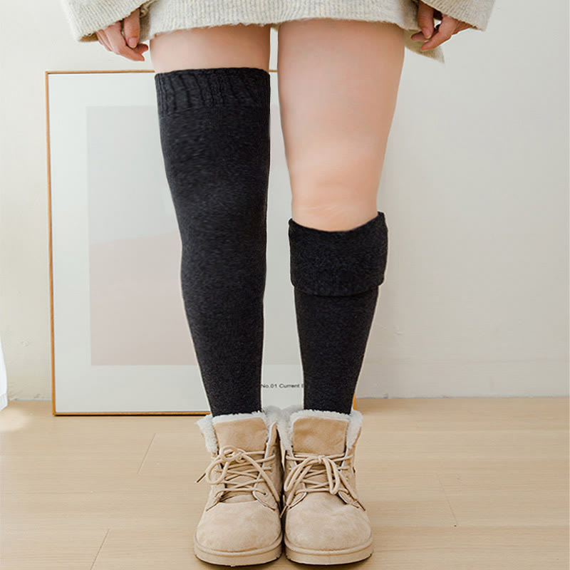 Plus Size Thigh High Toeless Sleeve(7 Pairs) - image 3