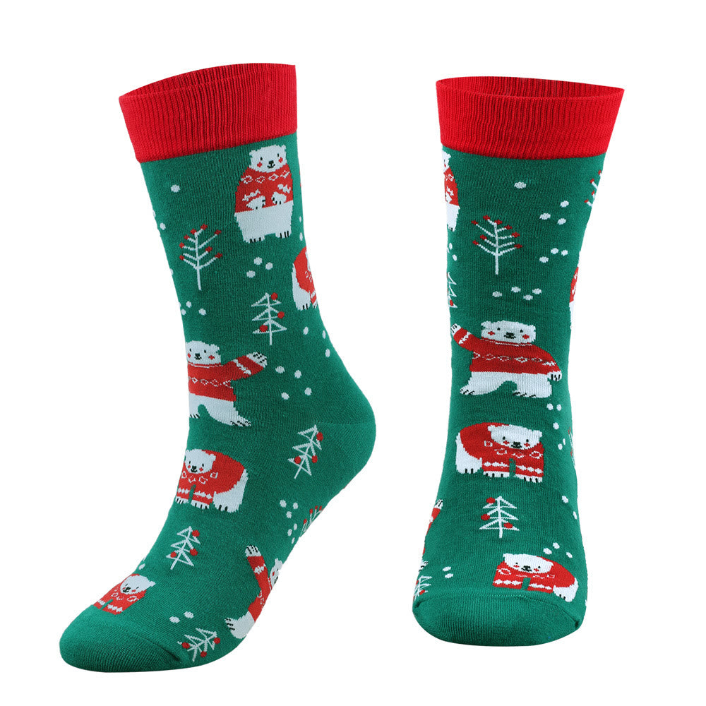 Christmas Soft Crew Socks(5 Pairs) - image 8