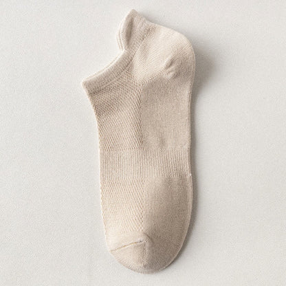 Lift Ear Breathable Ankle Socks(5 Pairs) - Nude - EU44-50(US10-15) - image 15