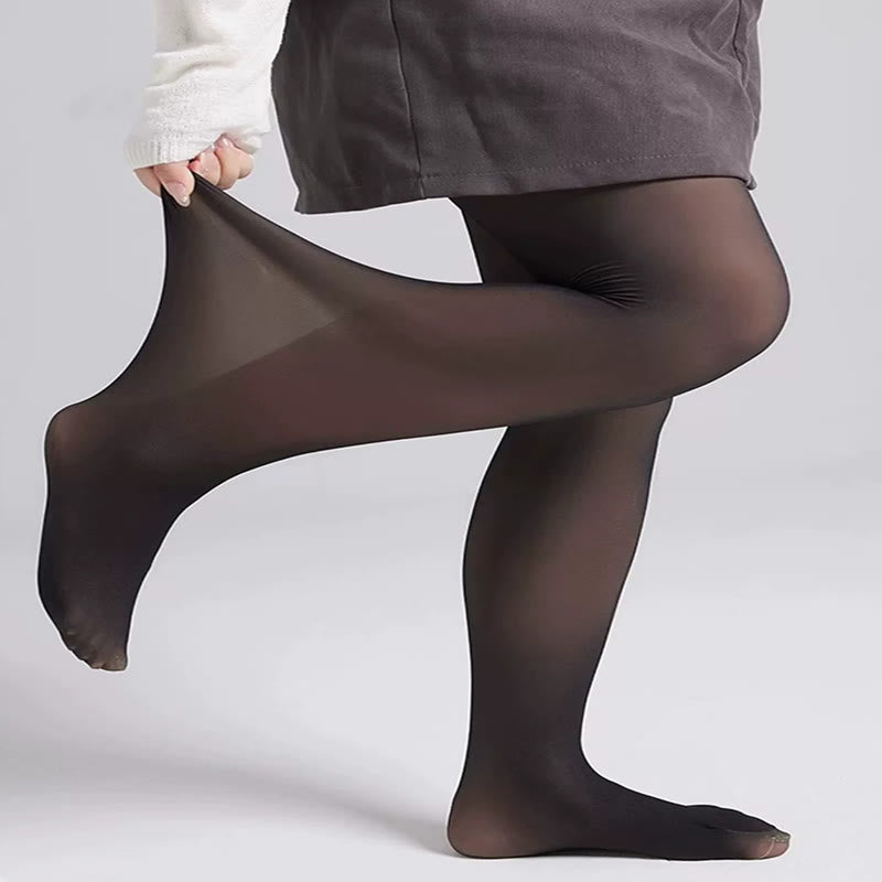 Plus Size High Waist Thick Pantyhose - image 9