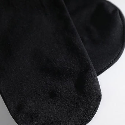 Solid Color Breathable Knee High Socks(2 Pairs) - image 2