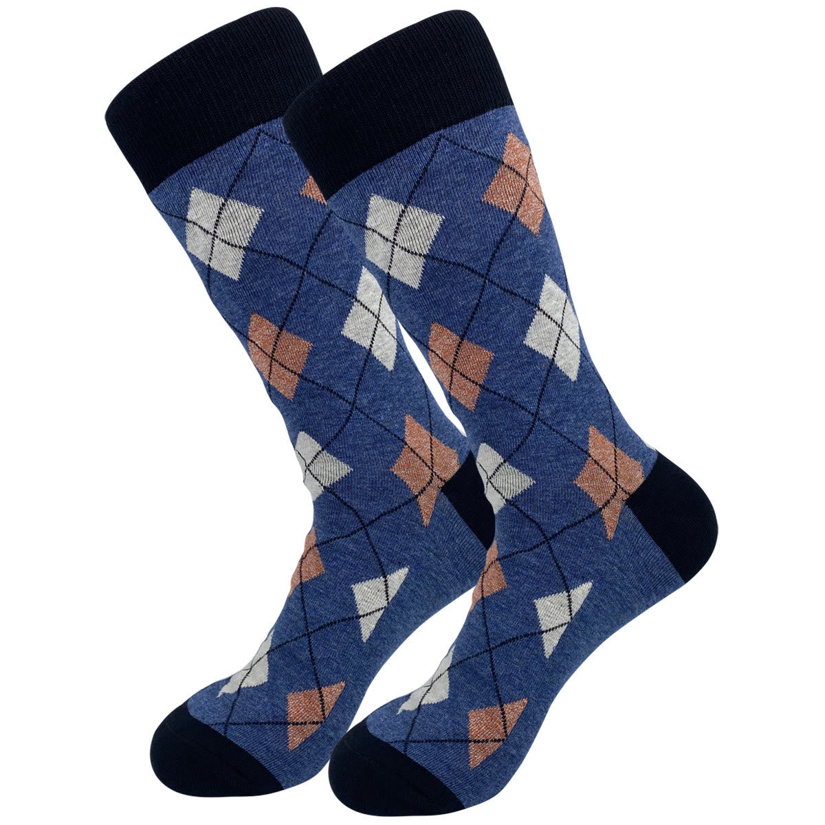 Classic Lozenge Crew Socks(5 Pairs) - image 1