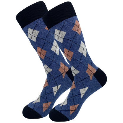 Classic Lozenge Crew Socks(5 Pairs) - image 1