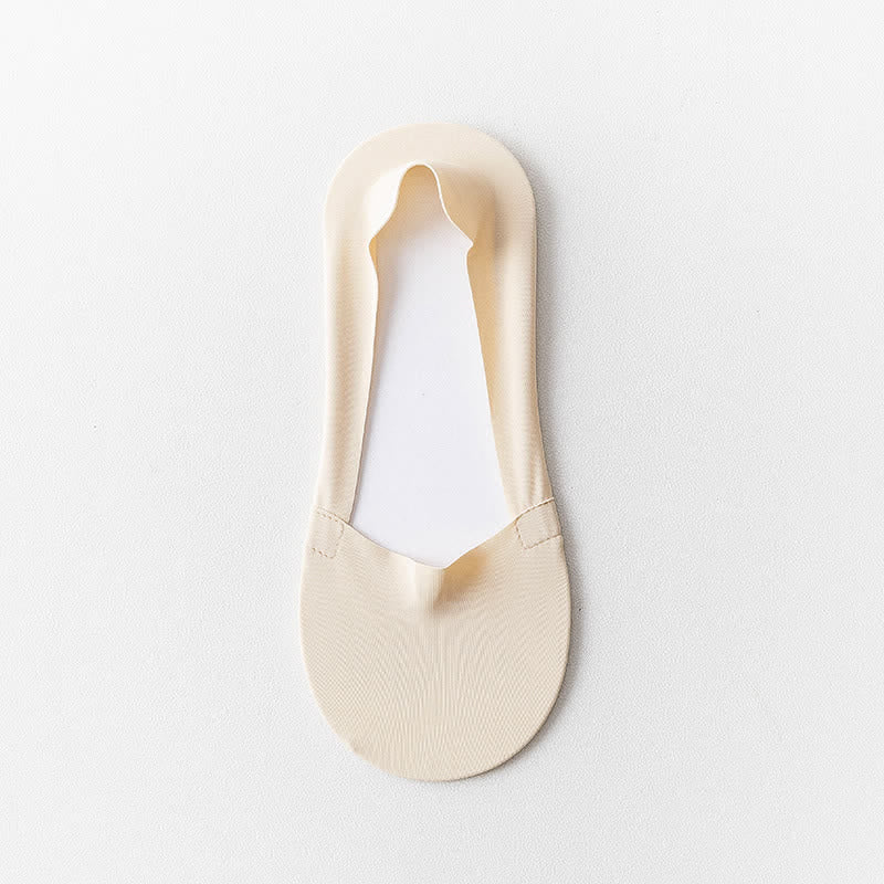 Unisex Deep Mouth Boat Socks(5 Pairs) - Nude - EU35-38(US5-7) - image 15