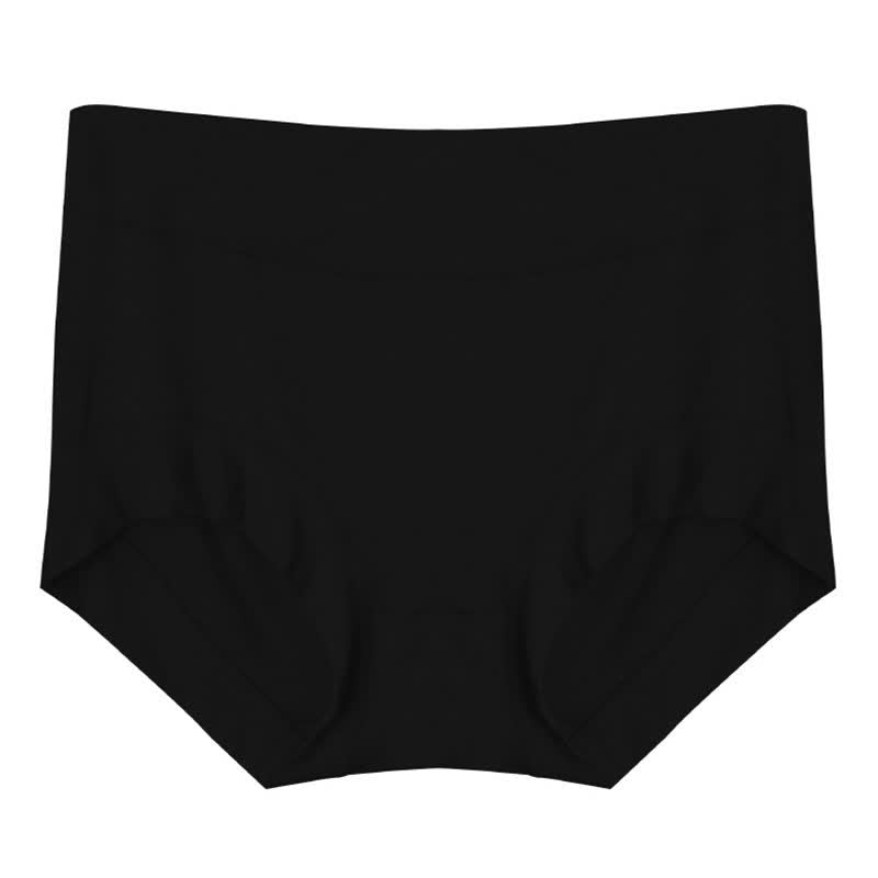 High-Waisted Breathable Panty(3 Pairs) - Black - Fits 175-255lbs - image 10