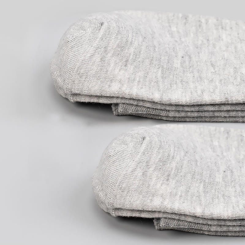 Solid Soft Quarter Socks(5 Pairs) - image 8