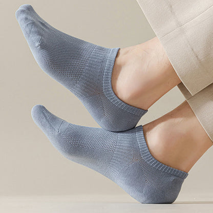 Mesh Cotton No Show Socks(5 Pairs) - image 11